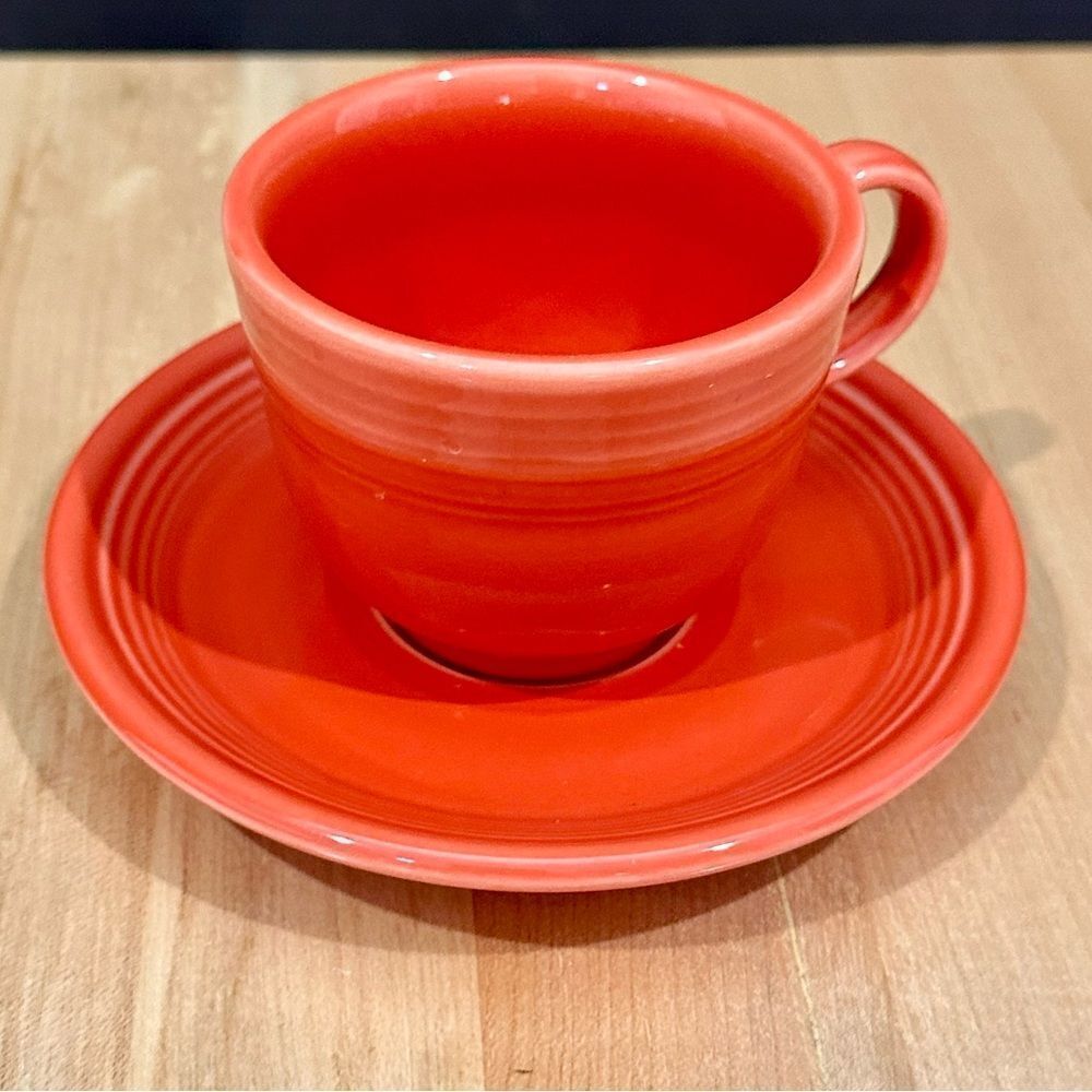 Fiestaware Tea Cup & Saucer